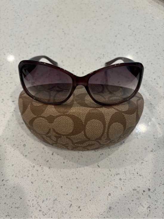 Coach Accessories - Coach dark purple sunglasses